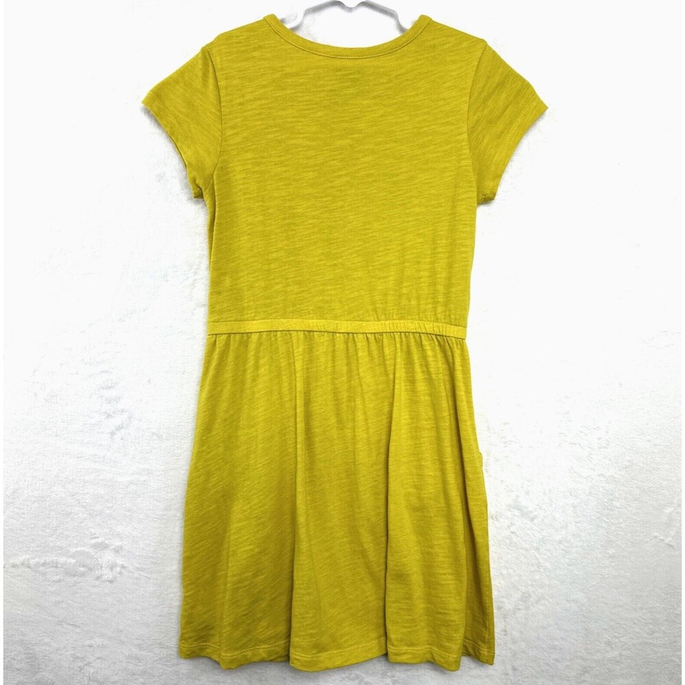 Spotted Zebra Pullover T-Shirt Dress Girls M Size 8 Pockets Cinch-Waist Cotton - Picture 4 of 10